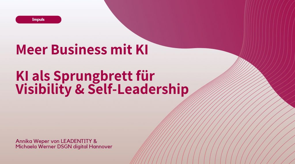 Meer Business mit KI - Ankerplatz Springe Coworking